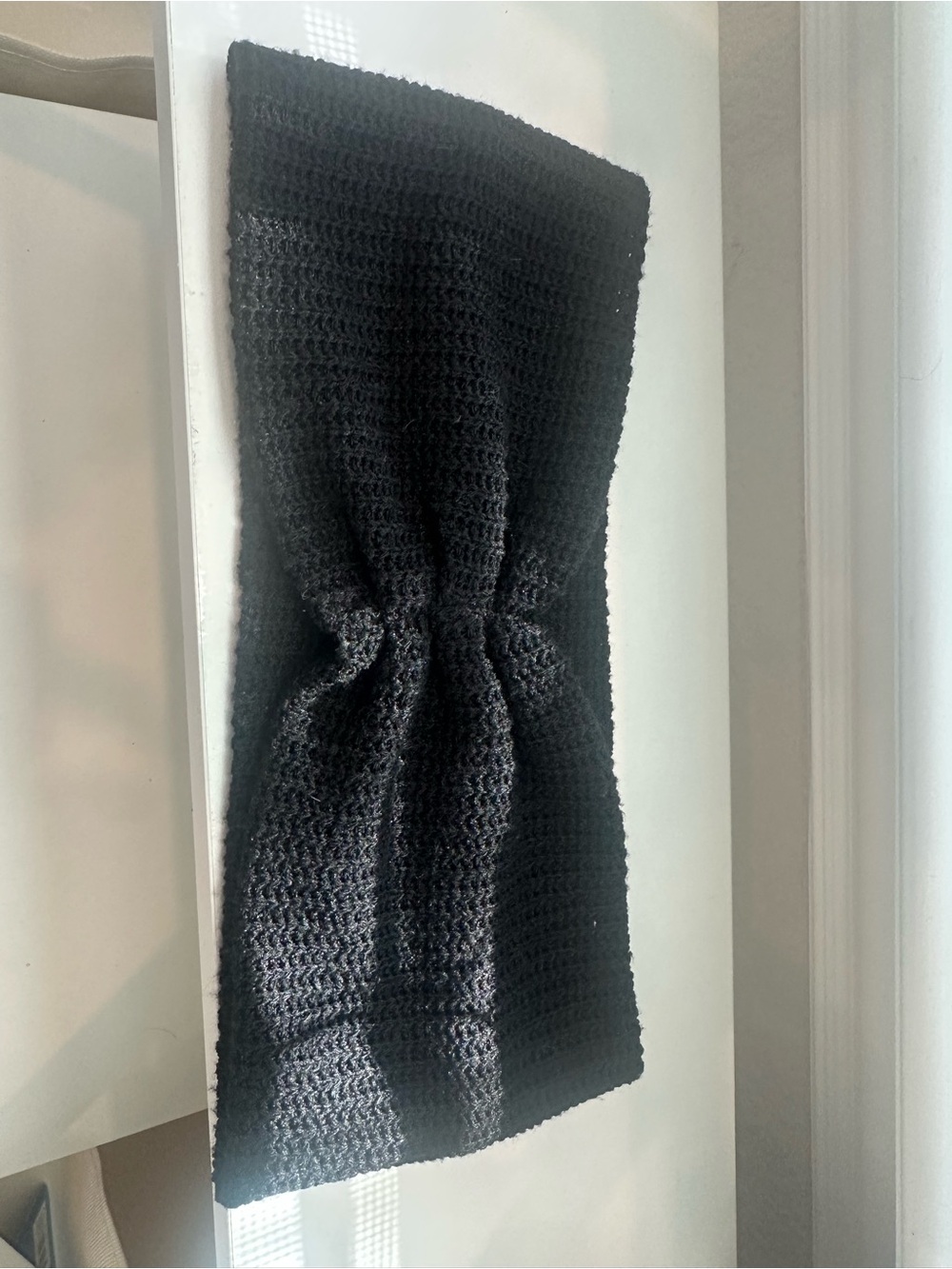 bp Black Knit Twist Headband